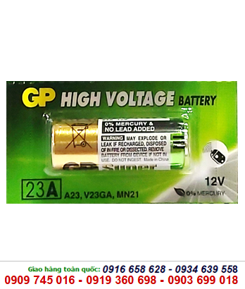 GP 23AE High Voltage; Pin 12V GP 23AE High Voltage Alkaline chính hãng